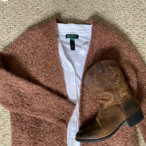 Monk and Lou Wool/Alpaca Cardigan | Oversized - Picture 4 of 7